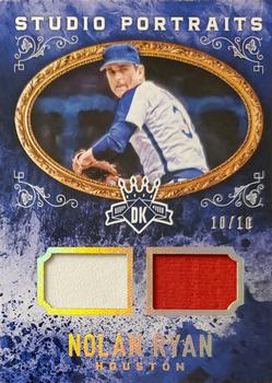 2017 Panini Diamond Kings - Studio Portrait Materials Holo Gold #SPM-NR Nolan Ryan Front