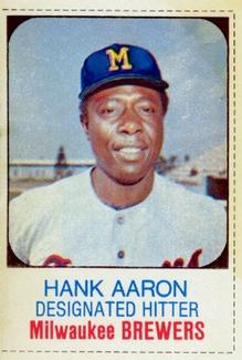 1975 Hostess Twinkies #130 Hank Aaron Front