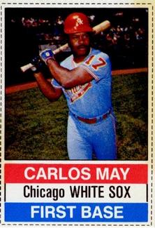 1976 Hostess Twinkies #34 Carlos May Front