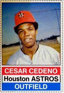 1976 Hostess Twinkies #47 Cesar Cedeno Front