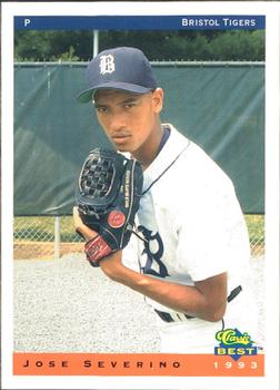 1993 Classic Best Bristol Tigers #19 Jose Severino Front