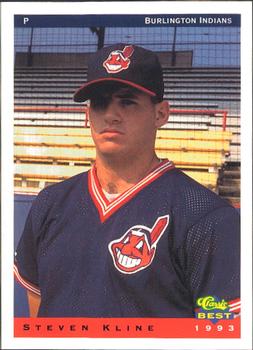 1993 Classic Best Burlington Indians #14 Steven Kline Front