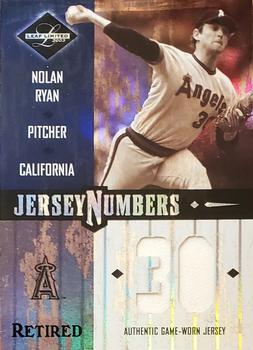 2003 Leaf Limited - Jersey Numbers Retired #JN-2 Nolan Ryan Front