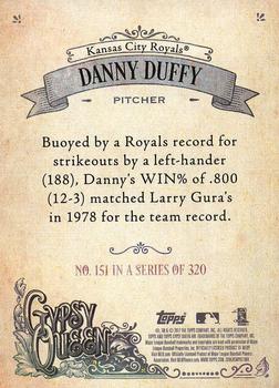 2017 Topps Gypsy Queen - Green #151 Danny Duffy Back