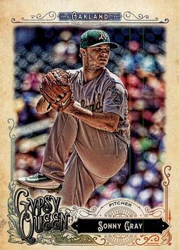 2017 Topps Gypsy Queen - Green Back #195 Sonny Gray Front