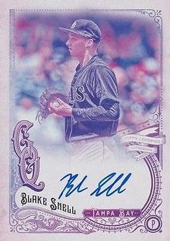 2017 Topps Gypsy Queen - Gypsy Queen Autographs Missing Blackplate #GQA-BS Blake Snell Front