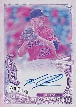 2017 Topps Gypsy Queen - Gypsy Queen Autographs Missing Blackplate #GQA-KG Ken Giles Front