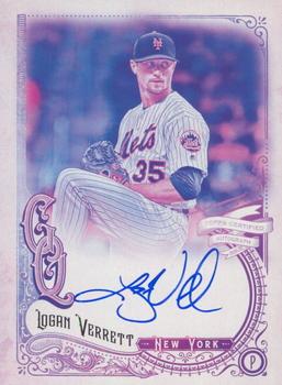 2017 Topps Gypsy Queen - Gypsy Queen Autographs Missing Blackplate #GQA-LV Logan Verrett Front