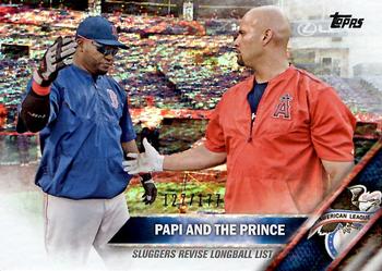 2016 Topps - Sparkle Foil #126 David Ortiz / Albert Pujols Front