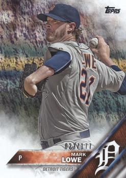 2016 Topps - Sparkle Foil #412 Mark Lowe Front