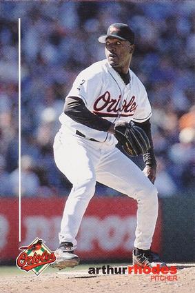 1999 Baltimore Orioles SGA Photocards #NNO Arthur Rhodes Front