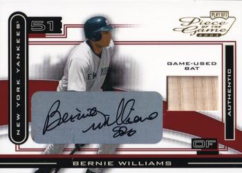 2003 Playoff Piece of the Game - Autographs #POG-17b Bernie Williams Front