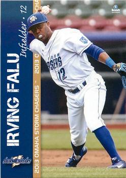 2013 Brandt Omaha Storm Chasers #8 Irving Falu Front