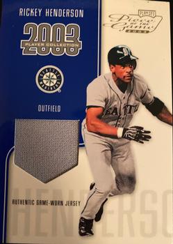 2003 Playoff Piece of the Game - Player Collection Blue #NNO Rickey Henderson Front