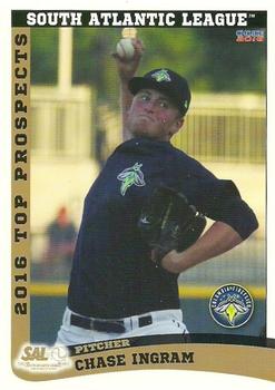 2016 Choice South Atlantic League Top Prospects #08 Chase Ingram Front