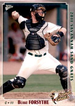 2011 MultiAd Savannah Sand Gnats #12 Blake Forsythe Front