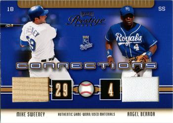 2003 Playoff Prestige - Connections Materials #C-31 Mike Sweeney / Angel Berroa  Front
