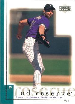 2001 UD Reserve #115 Randy Johnson Front