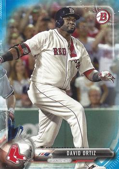 2017 Bowman - Blue #52 David Ortiz Front