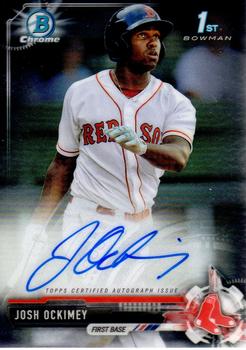 2017 Bowman - Chrome Prospect Autographs #CPA-JO Josh Ockimey Front