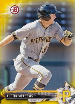 2017 Bowman - Prospects Yellow #BP65 Austin Meadows Front