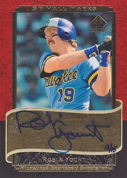 2003 SP Legendary Cuts - Hall Marks Autographs #HM-RY2 Robin Yount  Front