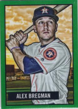 2017 Bowman - 1951 Bowman Chrome Green #7 Alex Bregman Front