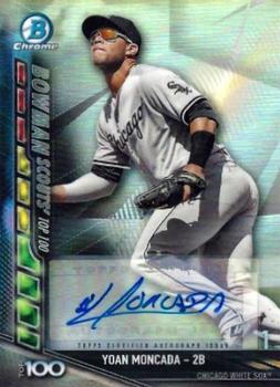 2017 Bowman - Bowman Scouts' Top 100 Autographs #BTP-1 Yoan Moncada Front