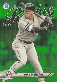 2017 Bowman - Rookie of the Year Favorites Green #ROYF-1 Yoan Moncada Front
