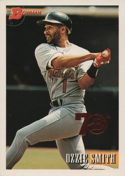 2017 Bowman - Bowman Buybacks 1993 Bowman Stamped Bronze #460 Ozzie Smith Front