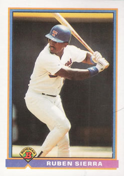 1991 Bowman #283 Ruben Sierra Front