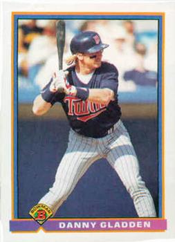 1991 Bowman #318 Danny Gladden Front