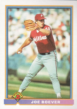 1991 Bowman #502 Joe Boever Front