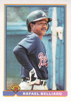 1991 Bowman #578 Rafael Belliard Front