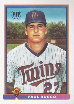 1991 Bowman #695 Paul Russo Front