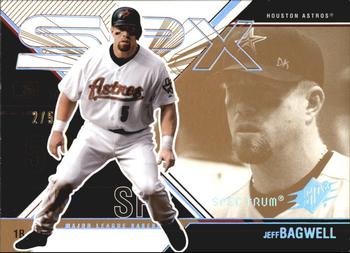 2003 SPx - Spectrum #52 Jeff Bagwell Front