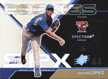 2003 SPx - Spectrum #133 Aquilino Lopez Front