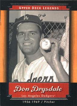 2001 Upper Deck Legends #64 Don Drysdale Front