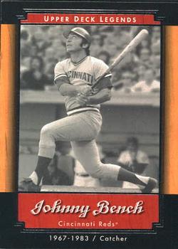 2001 Upper Deck Legends #87 Johnny Bench Front
