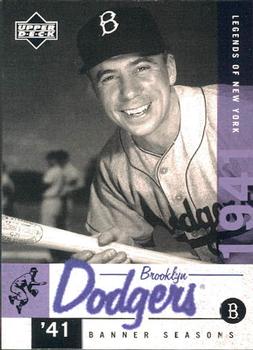 2001 Upper Deck Legends of New York #24 Pee Wee Reese Front