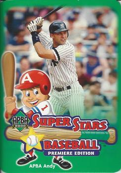 2000 APBA Super Stars #NNO Derek Jeter Front