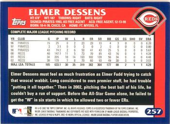 2003 Topps - Home Team Advantage #257 Elmer Dessens Back