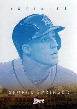 2017 Topps Bunt - Infinite #I-GS George Springer Front