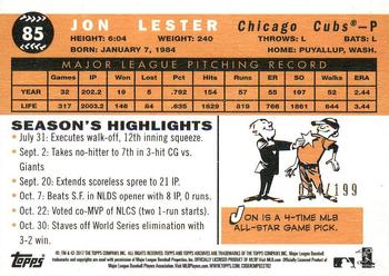 2017 Topps Archives - Peach #85 Jon Lester Back