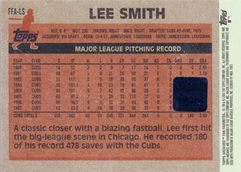 2003 Topps All-Time Fan Favorites - Archives Autographs #FFA-LS Lee Smith Back