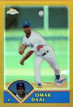 2003 Topps Chrome - Gold Refractors #47 Omar Daal Front