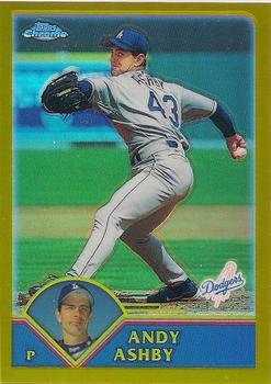 2003 Topps Chrome - Gold Refractors #53 Andy Ashby Front