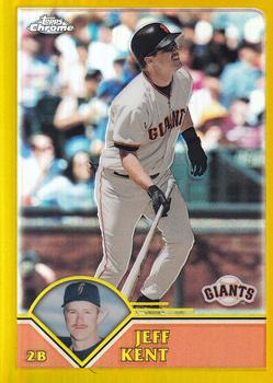 2003 Topps Chrome - Gold Refractors #76 Jeff Kent Front