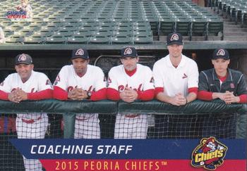 2015 Choice Peoria Chiefs #29 Jobel Jimenez / Dernier Orozco / Brian Pruitt / Brent Neuharth / Kevin Schmalzried Front