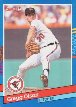 1991 Donruss #111 Gregg Olson Front